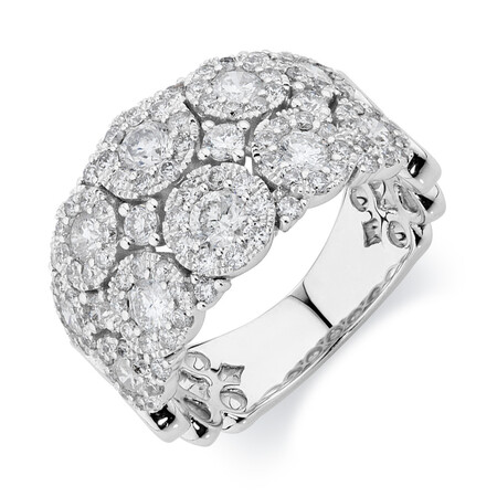 Bubble Ring with 2 Carat TW of Diamonds in 14kt White Gold Bubble Ring with 2 Carat TW of Diamonds in 14kt White Gold