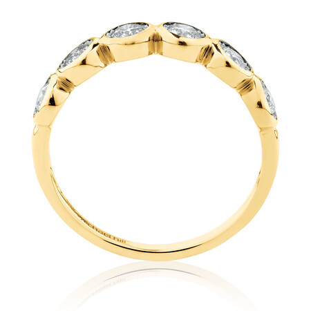 Ring with 1/2 Carat TW of Diamonds in 10kt Yellow Gold Ring with 1/2 Carat TW of Diamonds in 10kt Yellow Gold