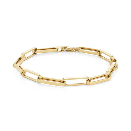 19cm (7.5”) Paperclip Bracelet In 10kt Yellow Gold 19cm (7.5”) Paperclip Bracelet In 10kt Yellow Gold