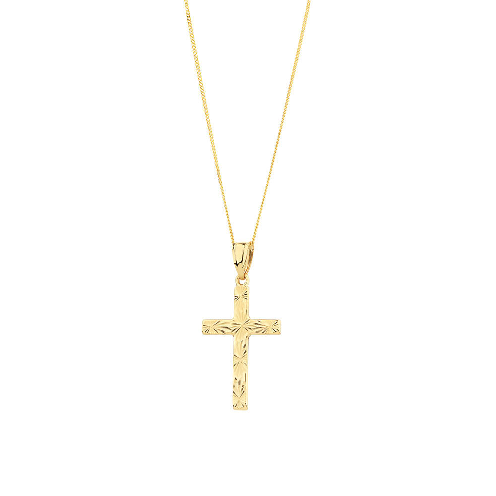 Cross Pendant in 10ct Yellow Gold