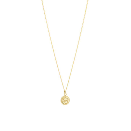 Virgo Zodiac Pendant in 10ct yellow Gold Virgo Zodiac Pendant in 10ct yellow Gold