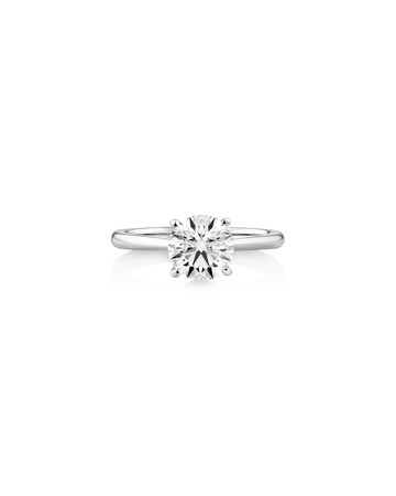Evermore Certified Solitaire Engagement Ring with 1.50 Carat TW Diamond in 14kt White Gold Evermore Certified Solitaire Engagement Ring with 1.50 Carat TW Diamond in 14kt White Gold