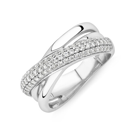Ring with Cubic Zirconia in Sterling Silver Ring with Cubic Zirconia in Sterling Silver