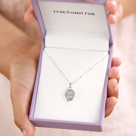 Engraved Pendant in Sterling Silver Engraved Pendant in Sterling Silver