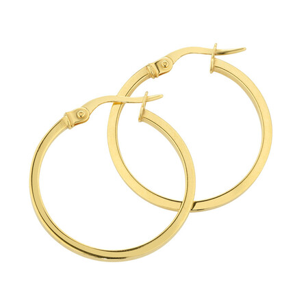 Hoop Earrings in 10kt Yellow Gold Hoop Earrings in 10kt Yellow Gold