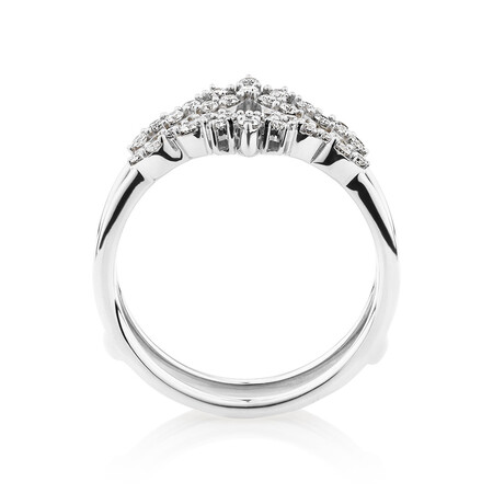 Evermore Enhancer Ring with 0.33 Carat TW Of Diamonds in 10kt White Gold Evermore Enhancer Ring with 0.33 Carat TW Of Diamonds in 10kt White Gold