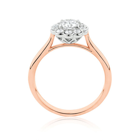 Southern Star Engagement Ring with 1/2 Carat TW of Diamonds in 14ct Rose & White Gold Southern Star Engagement Ring with 1/2 Carat TW of Diamonds in 14ct Rose & White Gold