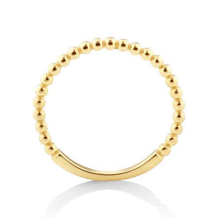 Bead Stacker Ring in 10kt Yellow Gold Bead Stacker Ring in 10kt Yellow Gold