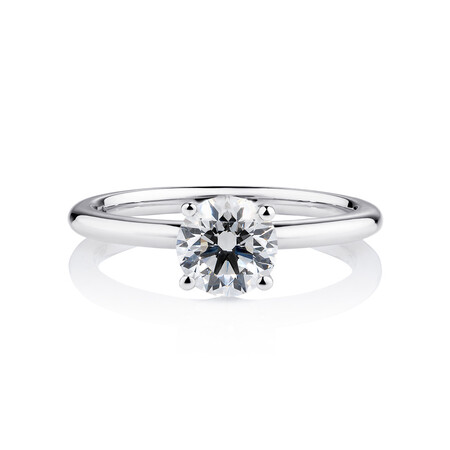 1 Carat Laboratory-Created Diamond Ring in 14kt White Gold 1 Carat Laboratory-Created Diamond Ring in 14kt White Gold