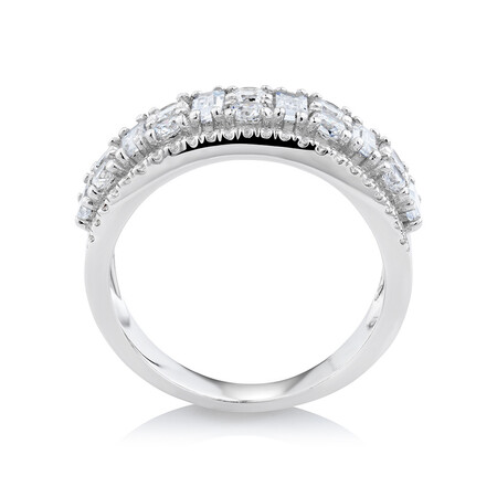 Ring with Cubic Zirconia in Sterling Silver Ring with Cubic Zirconia in Sterling Silver