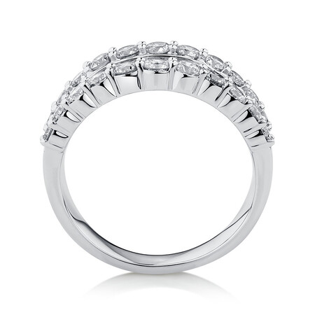 Ring with 2 Carat TW of Diamonds in 14ct White Gold Ring with 2 Carat TW of Diamonds in 14ct White Gold