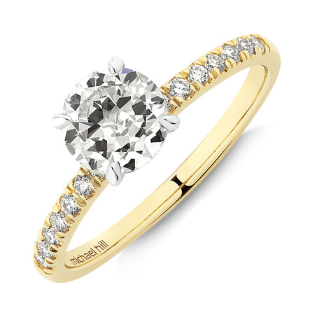 Southern Star Engagement Ring with 1.15 Carat TW of Diamonds in 18kt Yellow & White Gold Southern Star Engagement Ring with 1.15 Carat TW of Diamonds in 18kt Yellow & White Gold