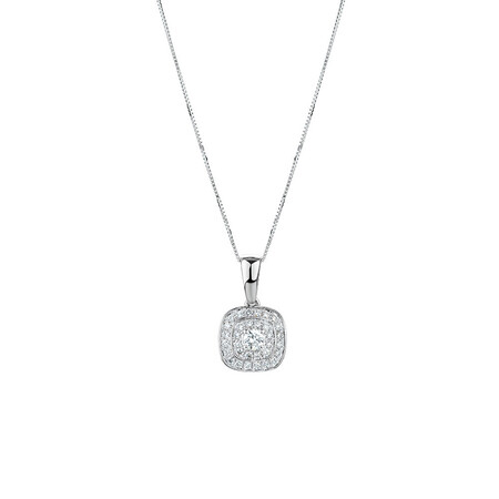 Whitefire Pendant with 0.34 Carat TW of Diamonds in 18ct White Gold & 22ct Yellow Gold Whitefire Pendant with 0.34 Carat TW of Diamonds in 18ct White Gold & 22ct Yellow Gold