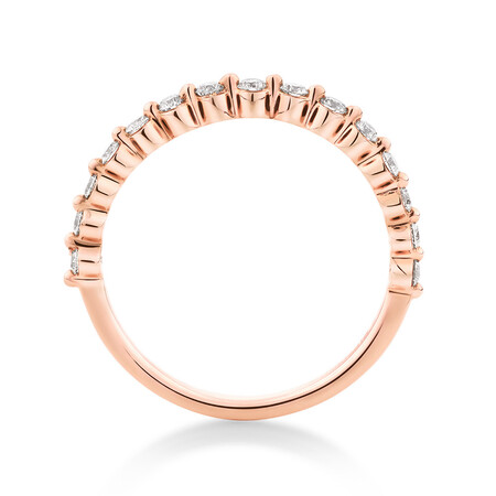 Evermore Wedding Band with 0.34 Carat TW of Diamonds in 10ct Rose Gold Evermore Wedding Band with 0.34 Carat TW of Diamonds in 10ct Rose Gold