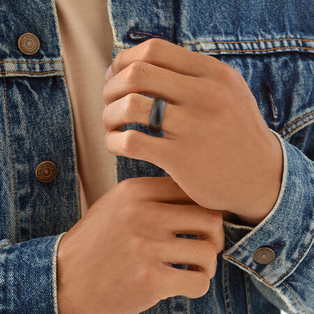 Ring in Black Titanium Ring in Black Titanium