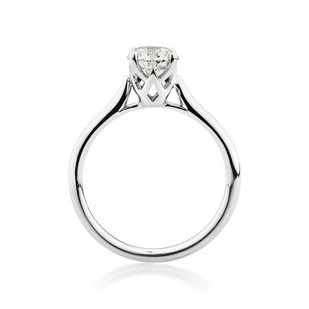 Southern Star Solitaire Engagement Ring with a 1 Carat TW Diamond in 14ct White Gold Southern Star Solitaire Engagement Ring with a 1 Carat TW Diamond in 14ct White Gold