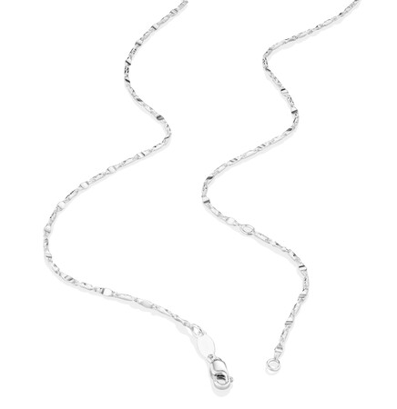 50cm (20") 1.5mm-2mm Width Fancy Chain In Sterling Silver 50cm (20") 1.5mm-2mm Width Fancy Chain In Sterling Silver