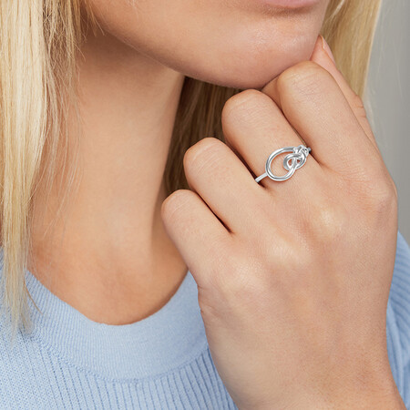 Knots Ring in Sterling Silver Knots Ring in Sterling Silver
