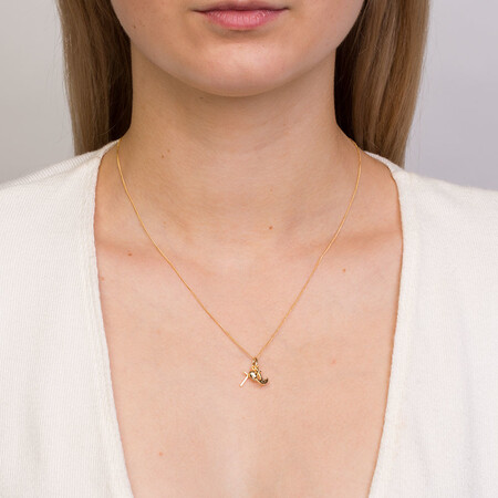 Faith & Hope Charity Pendant in 10ct Yellow Gold Faith & Hope Charity Pendant in 10ct Yellow Gold
