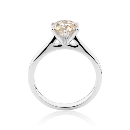 Solitaire Engagement Ring with 1.50 TW Diamond in 14ct White Gold Solitaire Engagement Ring with 1.50 TW Diamond in 14ct White Gold