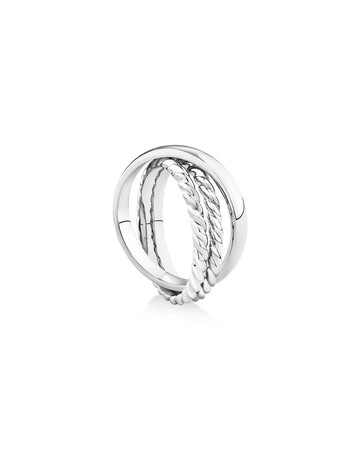 Triple Band Ring in Sterling Silver Triple Band Ring in Sterling Silver