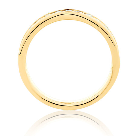 Wedding Band with 1/2 Carat TW of Diamonds in 14ct Yellow Gold Wedding Band with 1/2 Carat TW of Diamonds in 14ct Yellow Gold