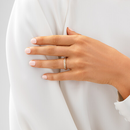 Wedding Band with 1/2 Carat TW of Diamonds in 14ct Yellow Gold Wedding Band with 1/2 Carat TW of Diamonds in 14ct Yellow Gold