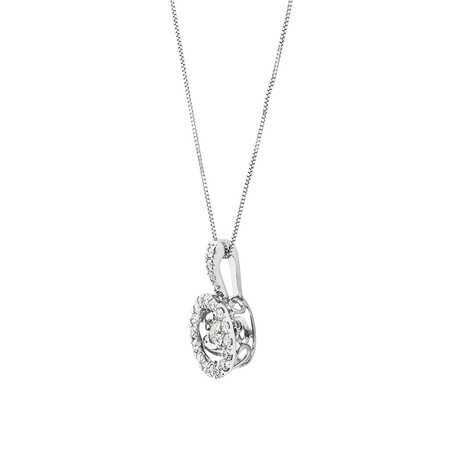 Everlight Pendant with 0.50 Carat TW of Diamonds in 14kt White Gold Everlight Pendant with 0.50 Carat TW of Diamonds in 14kt White Gold