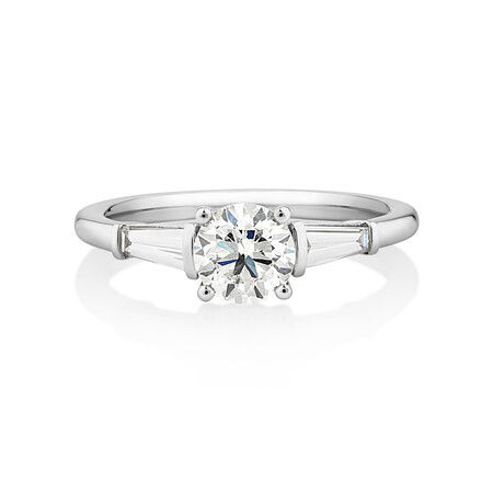 Sir Michael Hill Designer Engagement Ring with 1.13 Carat TW Diamonds in 18kt White Gold Sir Michael Hill Designer Engagement Ring with 1.13 Carat TW Diamonds in 18kt White Gold
