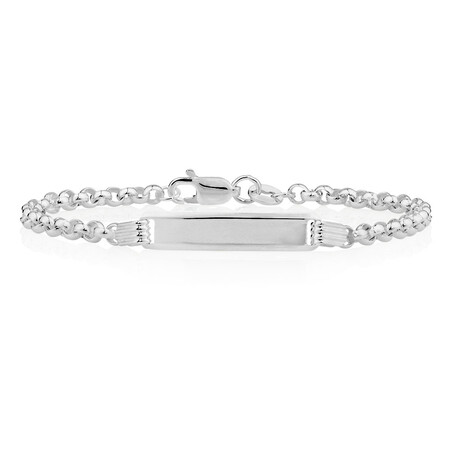 Identity Bracelet in Sterling Silver Identity Bracelet in Sterling Silver