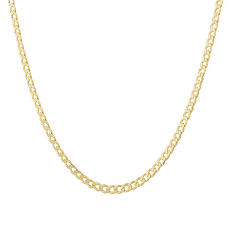60cm (24") Curb Chain in 10ct Yellow Gold 60cm (24") Curb Chain in 10ct Yellow Gold