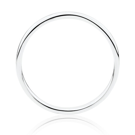 High Domed Wedding Band in 14ct White Gold High Domed Wedding Band in 14ct White Gold