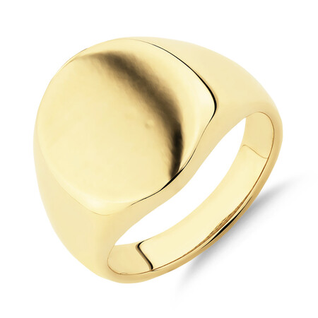 Men's Signet Ring in 10ct Yellow Gold Men's Signet Ring in 10ct Yellow Gold