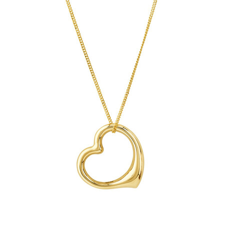 Heart Pendant in 10kt Yellow Gold Heart Pendant in 10kt Yellow Gold