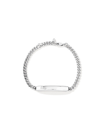 Curb Bracelet in Sterling Silver Curb Bracelet in Sterling Silver