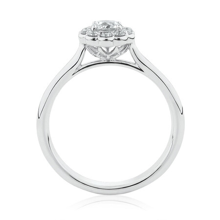 Southern Star Engagement Ring with 1/2 Carat TW of Diamonds in 14ct White Gold Southern Star Engagement Ring with 1/2 Carat TW of Diamonds in 14ct White Gold