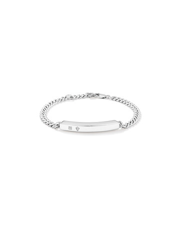Curb Bracelet in Sterling Silver Curb Bracelet in Sterling Silver