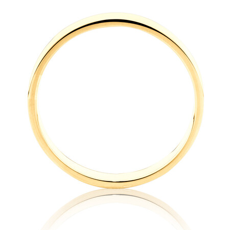 3mm Half Round Wedding Band in 10kt Yellow Gold 3mm Half Round Wedding Band in 10kt Yellow Gold