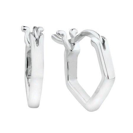 Huggie Earrings in Sterling Silver Huggie Earrings in Sterling Silver