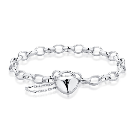 19cm (7.5") Belcher Bracelet in Sterling Silver 19cm (7.5") Belcher Bracelet in Sterling Silver