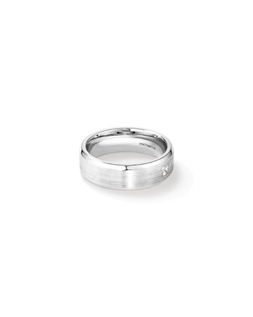 Men's Ring with 0.15 Carat TW of Diamonds in 10kt White Gold Men's Ring with 0.15 Carat TW of Diamonds in 10kt White Gold