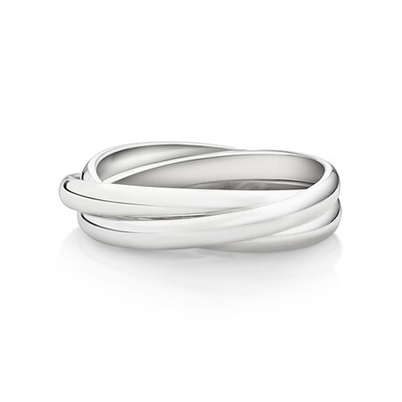 Triple Band Ring In Sterling Silver Triple Band Ring In Sterling Silver