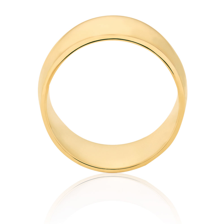 12mm Barrel Ring in 10kt Yellow Gold 12mm Barrel Ring in 10kt Yellow Gold