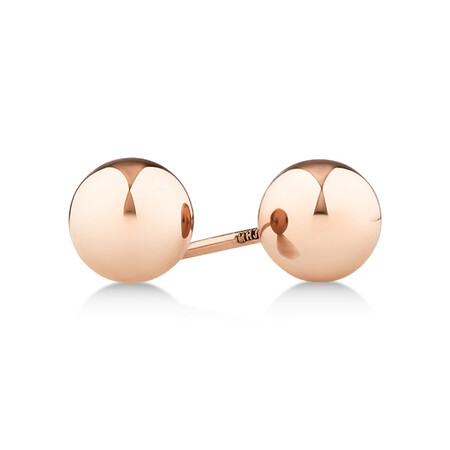 5mm Ball Stud Earrings in 10kt Rose Gold 5mm Ball Stud Earrings in 10kt Rose Gold