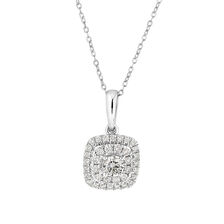 Pendant with 0.304 Carat TW of Diamonds in 10kt White Gold