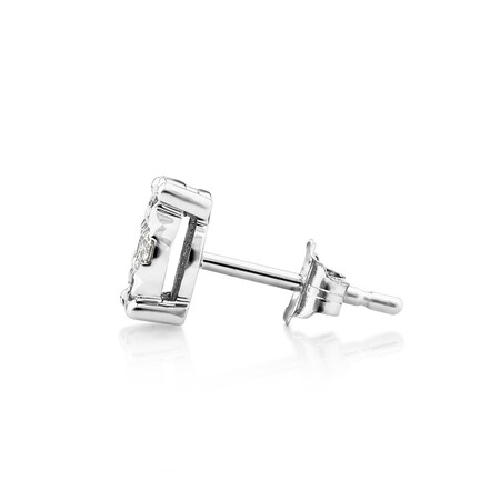 Men’s Stud Earring with 0.25 Carat TW of Diamonds in 10kt White Gold Men’s Stud Earring with 0.25 Carat TW of Diamonds in 10kt White Gold