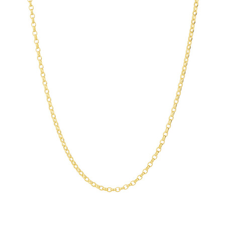 55cm (22") Oval Belcher Chain 10kt Yellow Gold 55cm (22") Oval Belcher Chain 10kt Yellow Gold