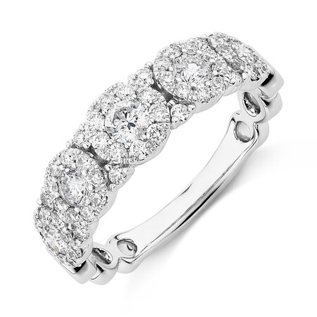 Bubble Ring with 1 Carat TW of Diamonds in 10kt White Gold Bubble Ring with 1 Carat TW of Diamonds in 10kt White Gold