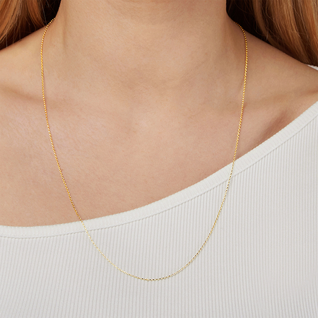 60cm (24") Solid Belcher Chain in 10kt Yellow Gold 60cm (24") Solid Belcher Chain in 10kt Yellow Gold