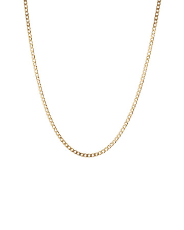 55cm (22") Curb Chain in 10kt Yellow Gold 55cm (22") Curb Chain in 10kt Yellow Gold